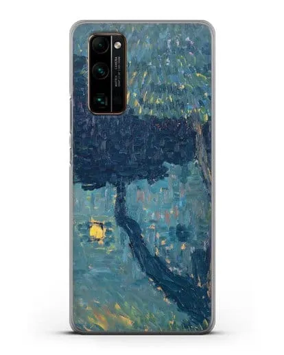 Чехол Коттедж в лесу (Явленский Алексей) силиконовый для Honor 30 Pro Plus