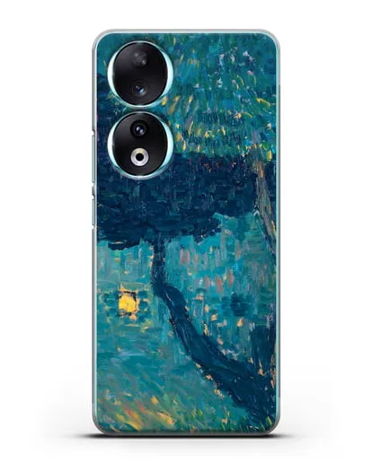 Чехол Коттедж в лесу (Явленский Алексей) силиконовый для Honor 90