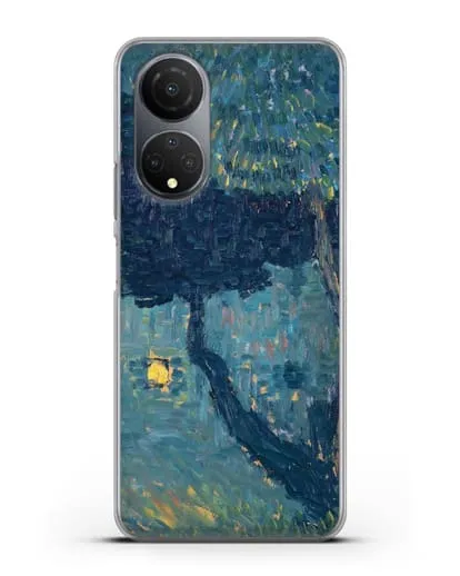 Чехол Коттедж в лесу (Явленский Алексей) силиконовый для Honor X7