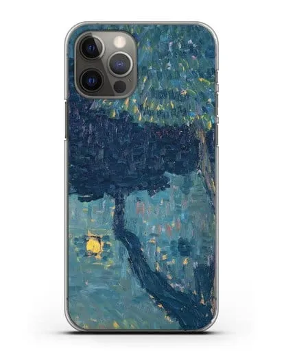 Чехол Коттедж в лесу (Явленский Алексей) силиконовый для iPhone 12 Pro