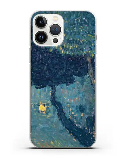 Чехол Коттедж в лесу (Явленский Алексей) силиконовый для iPhone 13 Pro Max