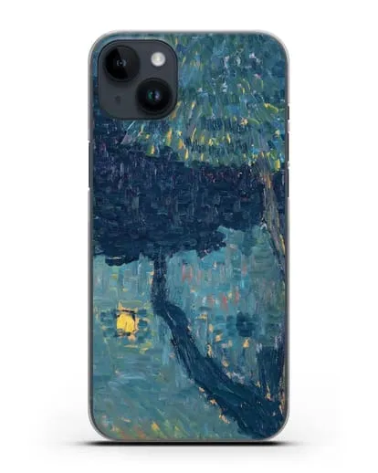 Чехол Коттедж в лесу (Явленский Алексей) силиконовый для iPhone 14 Plus