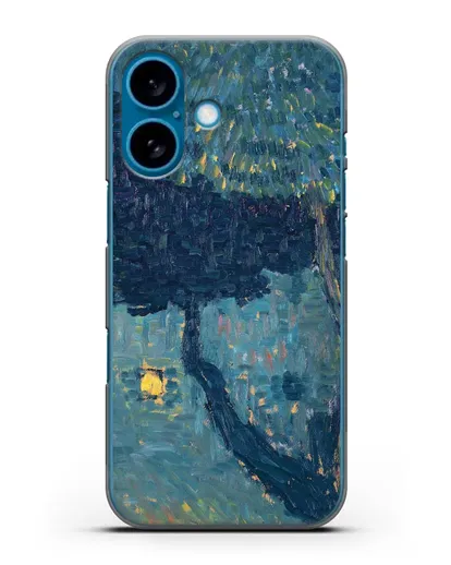 Чехол Коттедж в лесу (Явленский Алексей) силиконовый для iPhone 16