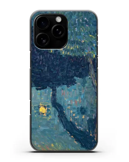 Чехол Коттедж в лесу (Явленский Алексей) силиконовый для iPhone 16 Pro Max