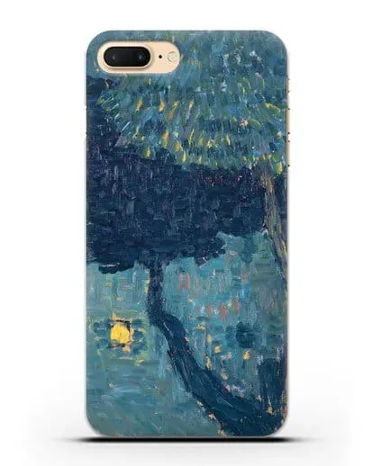 Чехол Коттедж в лесу (Явленский Алексей) силиконовый для iPhone 8 Plus