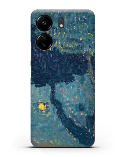 Чехол Коттедж в лесу (Явленский Алексей) силиконовый для Xiaomi Poco C65