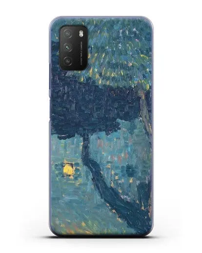 Чехол Коттедж в лесу (Явленский Алексей) силиконовый для Xiaomi Poco M3