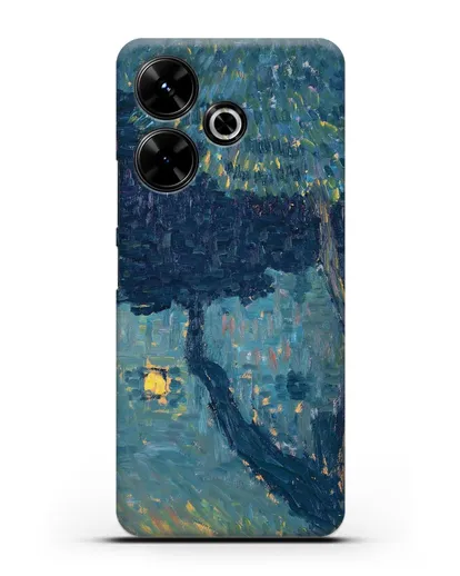 Чехол Коттедж в лесу (Явленский Алексей) силиконовый для Xiaomi Poco M6