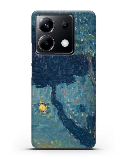 Чехол Коттедж в лесу (Явленский Алексей) силиконовый для Xiaomi Poco X6