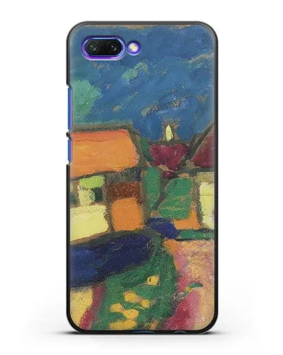 Чехол Ландшафтный этюд - деревенская улица (Явленский Алексей) силиконовый для Honor 10