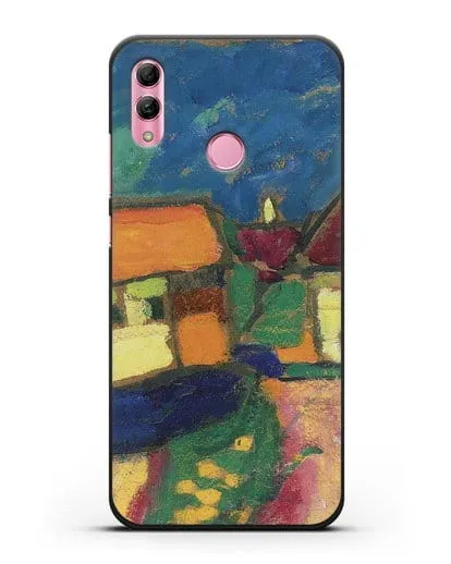 Чехол Ландшафтный этюд - деревенская улица (Явленский Алексей) силиконовый для Honor 10 Lite