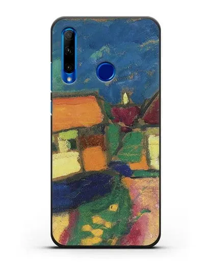 Чехол Ландшафтный этюд - деревенская улица (Явленский Алексей) силиконовый для Honor 10i