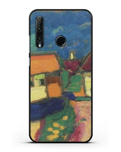 Чехол Ландшафтный этюд - деревенская улица (Явленский Алексей) силиконовый для Honor 20e