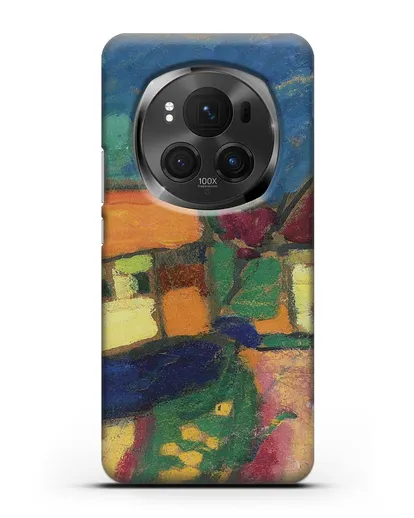 Чехол Ландшафтный этюд - деревенская улица (Явленский Алексей) силиконовый для Honor Magic 6 Pro