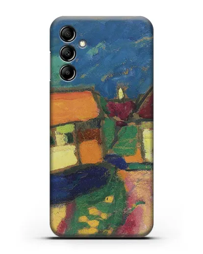 Чехол Ландшафтный этюд - деревенская улица (Явленский Алексей) силиконовый для Samsung Galaxy A14 [SM-A145]