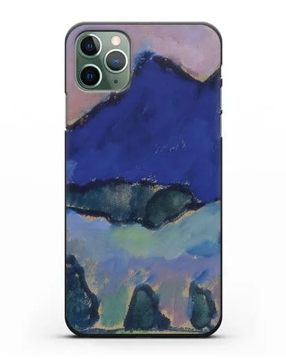 Чехол Голубая гора (Явленский Алексей) силиконовый для iPhone 11 Pro