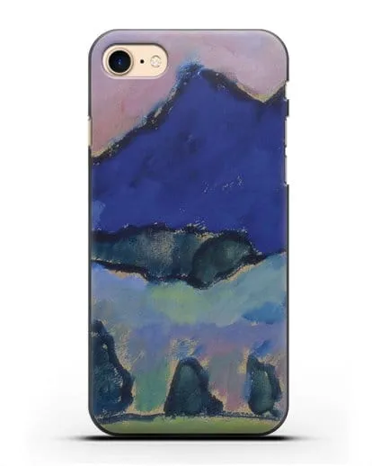 Чехол Голубая гора (Явленский Алексей) силиконовый для iPhone 7