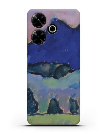 Чехол Голубая гора (Явленский Алексей) силиконовый для Xiaomi Poco M6