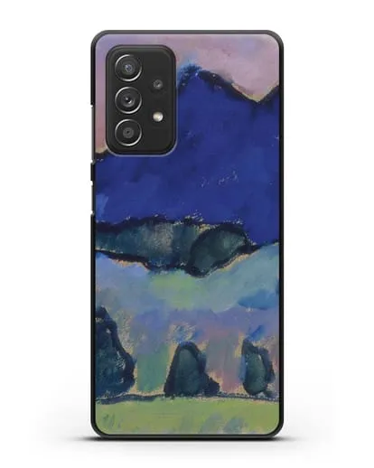 Чехол Голубая гора (Явленский Алексей) силиконовый для Samsung Galaxy A53
