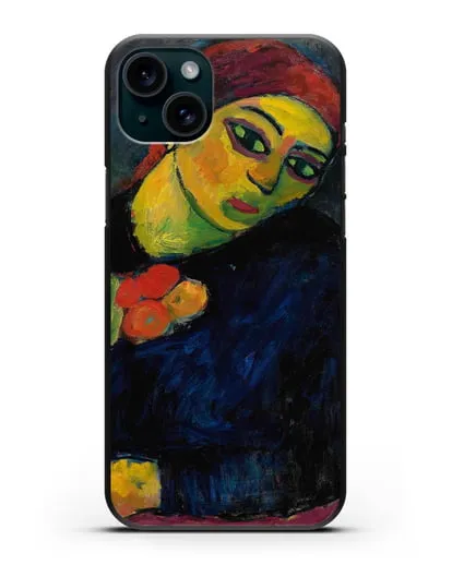 Чехол Хелен (Явленский Алексей) силиконовый для iPhone 15 Plus