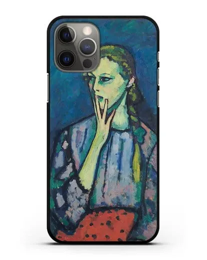 Чехол Портрет девушки (Явленский Алексей) силиконовый для iPhone 12 Pro