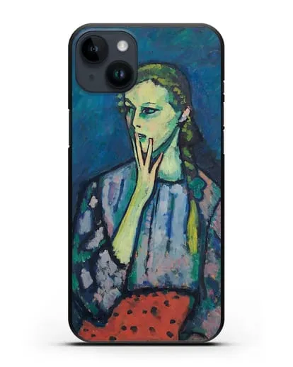 Чехол Портрет девушки (Явленский Алексей) силиконовый для iPhone 14 Plus