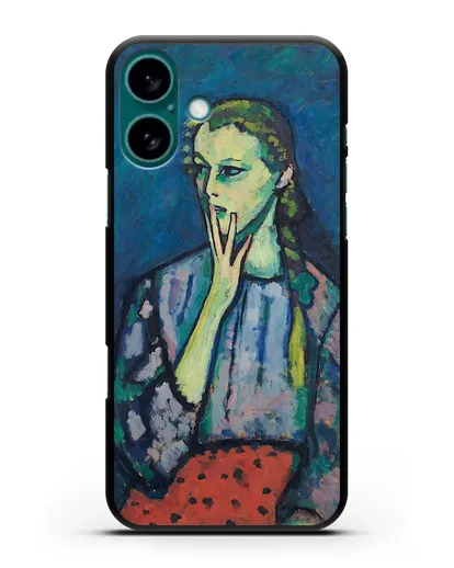 Чехол Портрет девушки (Явленский Алексей) силиконовый для iPhone 16 Plus