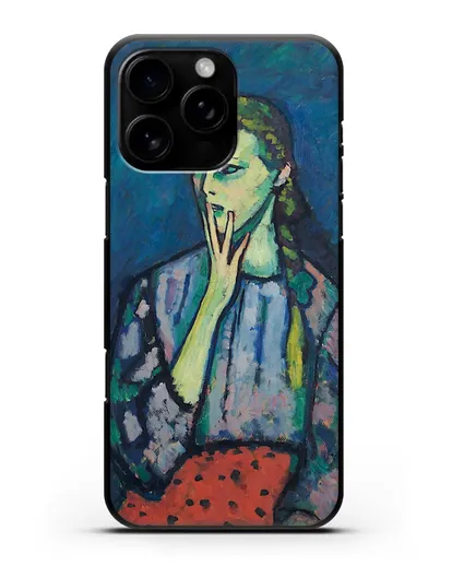 Чехол Портрет девушки (Явленский Алексей) силиконовый для iPhone 16 Pro Max