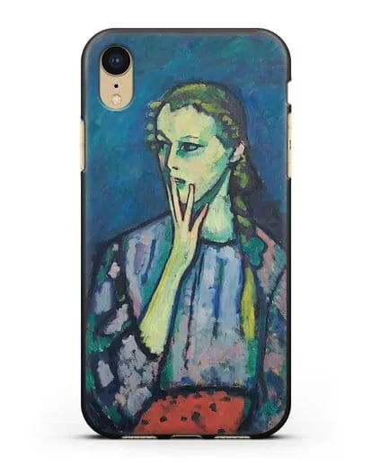 Чехол Портрет девушки (Явленский Алексей) силиконовый для iPhone XR