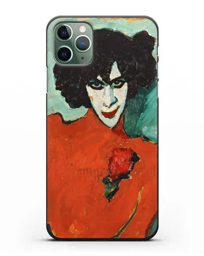 Чехол Портрет танцора Александра Сахарова (Явленский Алексей) силиконовый для iPhone 11 Pro