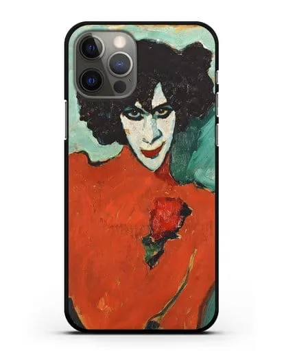 Чехол Портрет танцора Александра Сахарова (Явленский Алексей) силиконовый для iPhone 12 Pro