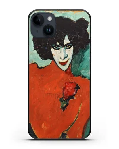 Чехол Портрет танцора Александра Сахарова (Явленский Алексей) силиконовый для iPhone 14 Plus