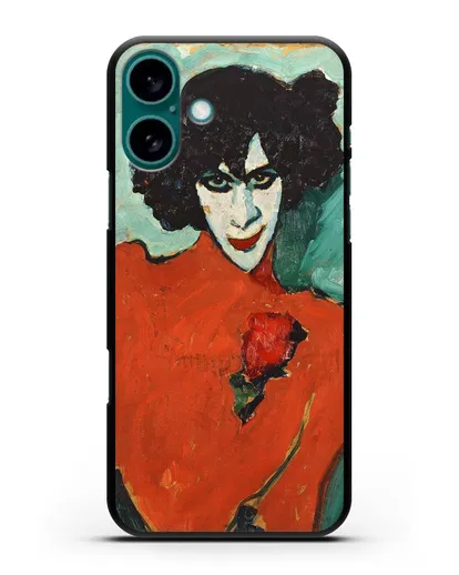 Чехол Портрет танцора Александра Сахарова (Явленский Алексей) силиконовый для iPhone 16 Plus