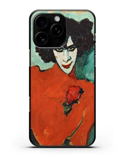 Чехол Портрет танцора Александра Сахарова (Явленский Алексей) силиконовый для iPhone 16 Pro Max