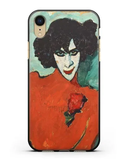 Чехол Портрет танцора Александра Сахарова (Явленский Алексей) силиконовый для iPhone XR