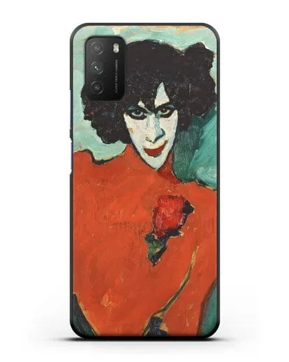 Чехол Портрет танцора Александра Сахарова (Явленский Алексей) силиконовый для Xiaomi Poco M3