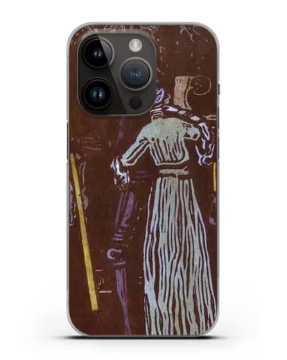 Чехол Прощание (Кандинский Василий) силиконовый для iPhone 14 Pro