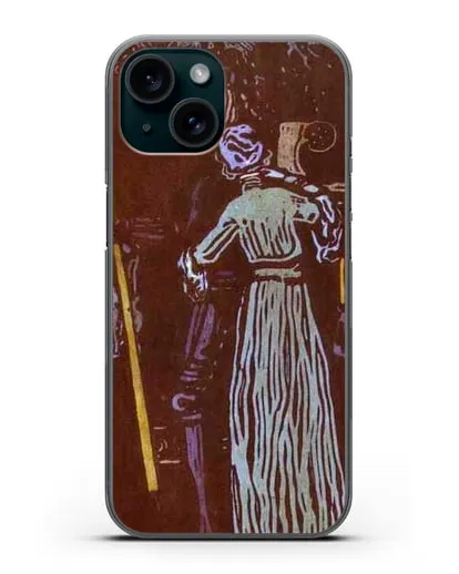 Чехол Прощание (Кандинский Василий) силиконовый для iPhone 15