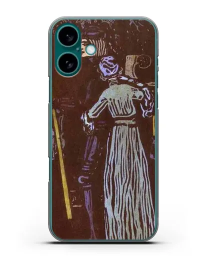 Чехол Прощание (Кандинский Василий) силиконовый для iPhone 16 Plus