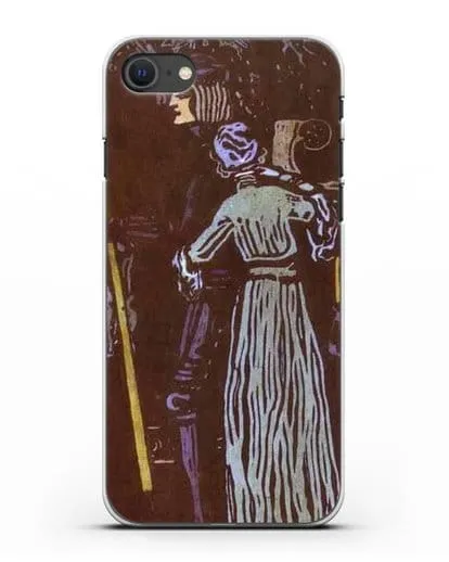 Чехол Прощание (Кандинский Василий) силиконовый для iPhone SE 2020