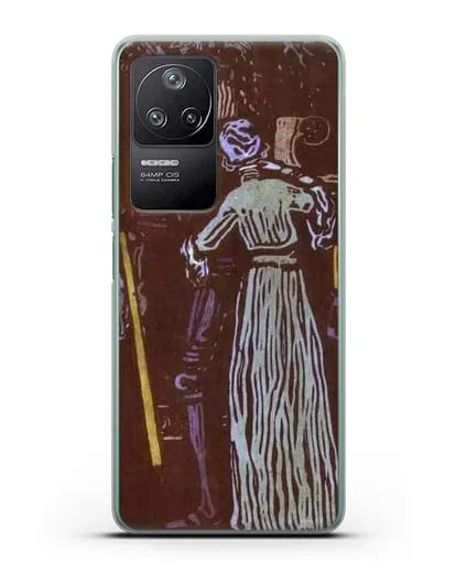 Чехол Прощание (Кандинский Василий) силиконовый для Xiaomi Poco F4