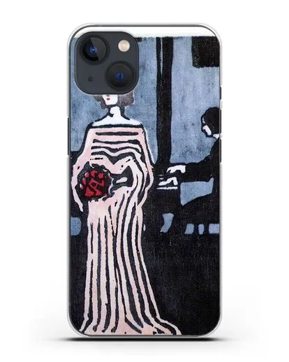 Чехол Певица (Кандинский Василий) силиконовый для iPhone 13 Mini