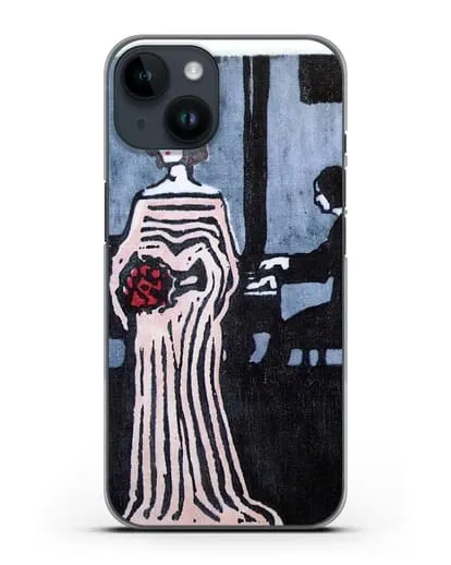 Чехол Певица (Кандинский Василий) силиконовый для iPhone 14
