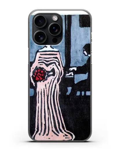 Чехол Певица (Кандинский Василий) силиконовый для iPhone 15 Pro Max