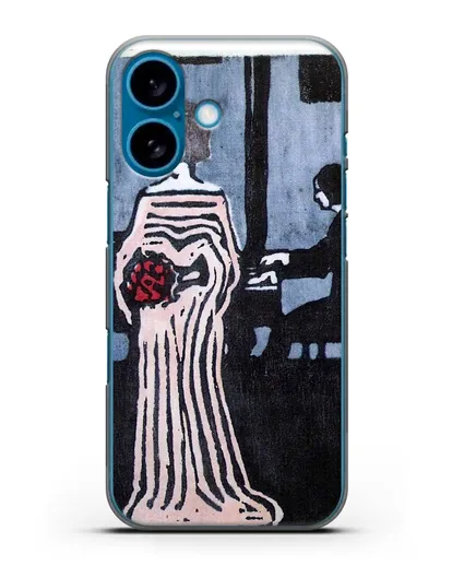 Чехол Певица (Кандинский Василий) силиконовый для iPhone 16