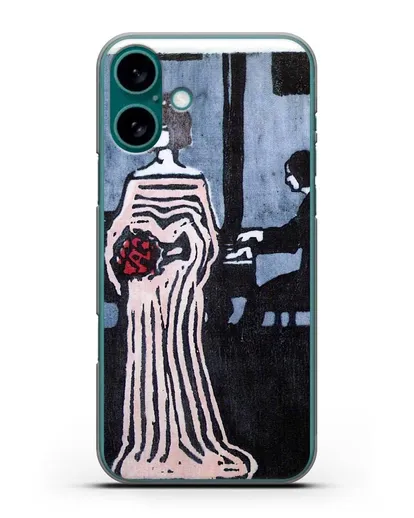 Чехол Певица (Кандинский Василий) силиконовый для iPhone 16 Plus