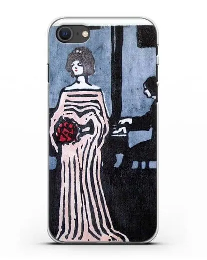 Чехол Певица (Кандинский Василий) силиконовый для iPhone SE 2020