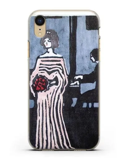 Чехол Певица (Кандинский Василий) силиконовый для iPhone XR