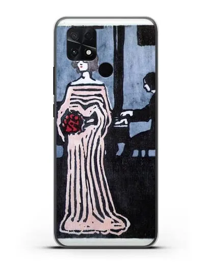 Чехол Певица (Кандинский Василий) силиконовый для Xiaomi Poco C40