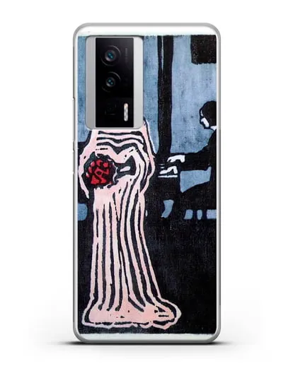 Чехол Певица (Кандинский Василий) силиконовый для Xiaomi Poco F5 Pro